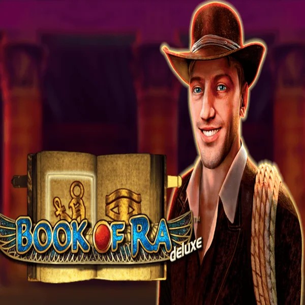 Book of Ra Deluxe logo by Novomatic 7 Seas Casino
